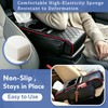 5-in-1 Center Console Cover Organizer Car Cup Holder Tissue Holder