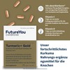 FutureYou Turmeric+ Gold - Turmeric Capsules High Dose with Curcumin,