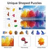 Wooden Jigsaw Puzzles for Adults Rainbow Forest Lake 200 Pieces