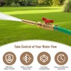 GHT 3/4 Brass Garden Hose Shut Off Valve & Adjustable