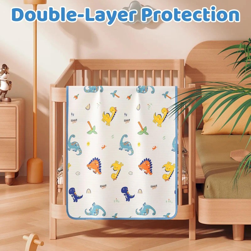 Potty Training Bed Pads, Soft Breathable Bed Pads, Double Layer