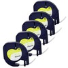 Double Dragon, 5-Pack Compatible Label Replacement for Dymo Letratag Plastic