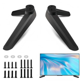 Universal TV Stand, TV Base Feet with Screw Set, TV Bracket, TV Mounts Replacement TV Stand Legs for Most LED Plasma Flat Screens 32-55 Inch