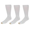 Gold Toe Men's Fluffies Socks (Pack of 3), White