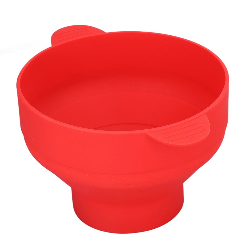 Large Microwave Popcorn Popper with Lid Handle BPA Free Foldable