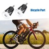 A ABSOPRO Aluminum Alloy Bicycle Bike Handlebar End Plugs Silver