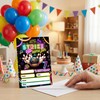 DTLGTG Bowling Birthday Invitations for Boys, 20 Pcs 4x6 Inch