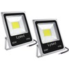 50W 12V LED Flood Lights 2-Pack, DC 12V-60V Daylight White
