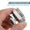 uxcell 23 mm Shower Door Rollers, Single Shower Door Runners