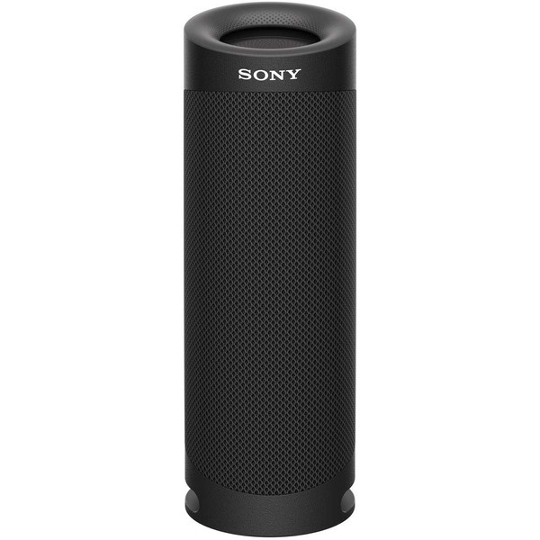 Sony SRS-XB23 B Wireless Portable Speaker, Waterproof, Dustproof, Rustproof, Bluetooth, PC Speakers, Connect 2 for Stereo, Heavy Bass Model, w/Mic, Up to 12 Hours Continuous Playback, 2020 Model, Black