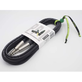 X-LEAD PC25PN045BK PLATINUM series, professional quality balanced cable, stereo jack/stereo jack - NEUTRIK connectors - (4.5 m, black) - MADE IN ITALY by INCO Italy
