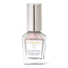 Canmake Colorful Nails N80 Baby Hare’s Tail Grass, 0.3 fl oz (8 ml), High Color, Quick Drying, Gray, Polarized Pearl