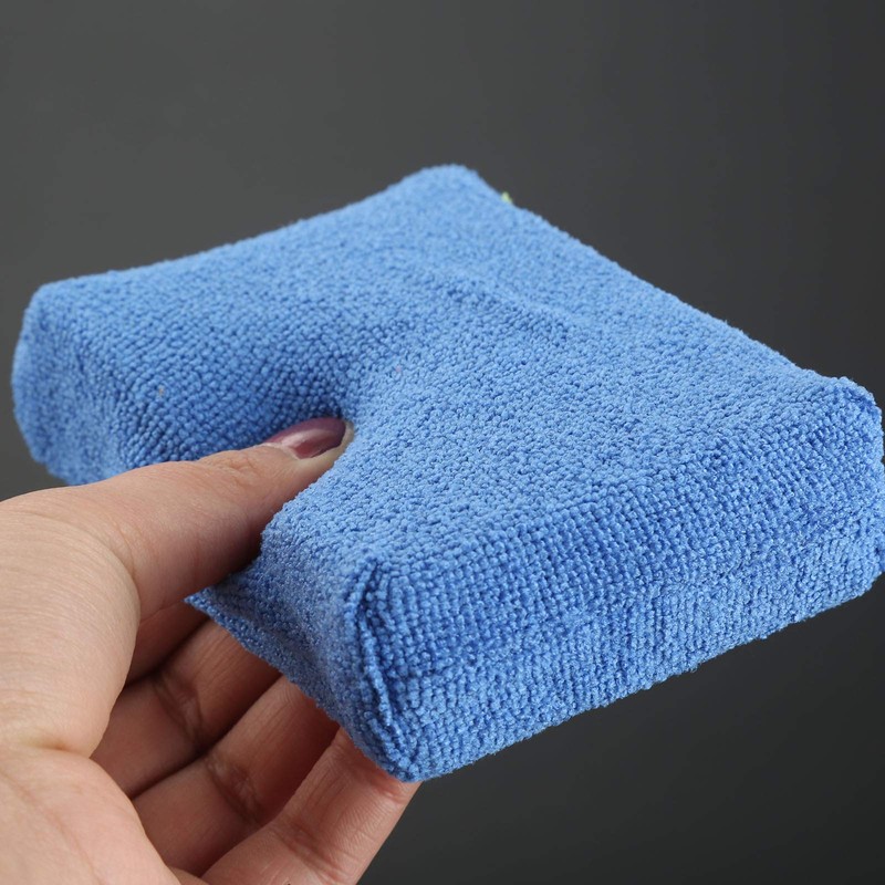 8個入り ポリッシャー バフ スポンジバフ ワックススポンジ 洗車用 研磨パッド カーワックス 研磨用 極細繊維