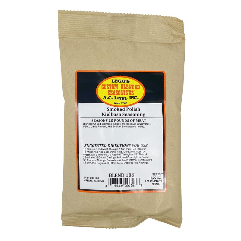 A.C. Legg INC Smoked Polish Kielbassa Seasoning