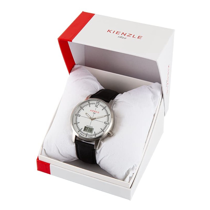 KIENZLE Frankfurt Radio Controlled Watch, Brushed, Strap.