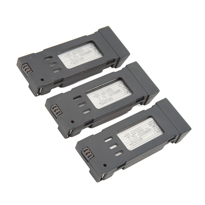 3pcs RC Plane Lithium Battery With 3 In 1 Charging