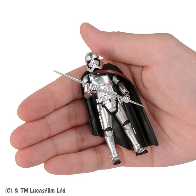 メタコレ スター・ウォーズ #18 キャプテン・ファズマ (最後のジェダイ) 高さ約78mm ダイキャスト製 塗装済み 可動フィギュア