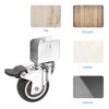 PATIKIL 4pcs 50mm Swivel Caster Wheels 20mm U-B with Racket