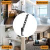 JOOM Retractable Folding Wall Mounted Clothes Hanger Rack Clothes Storage