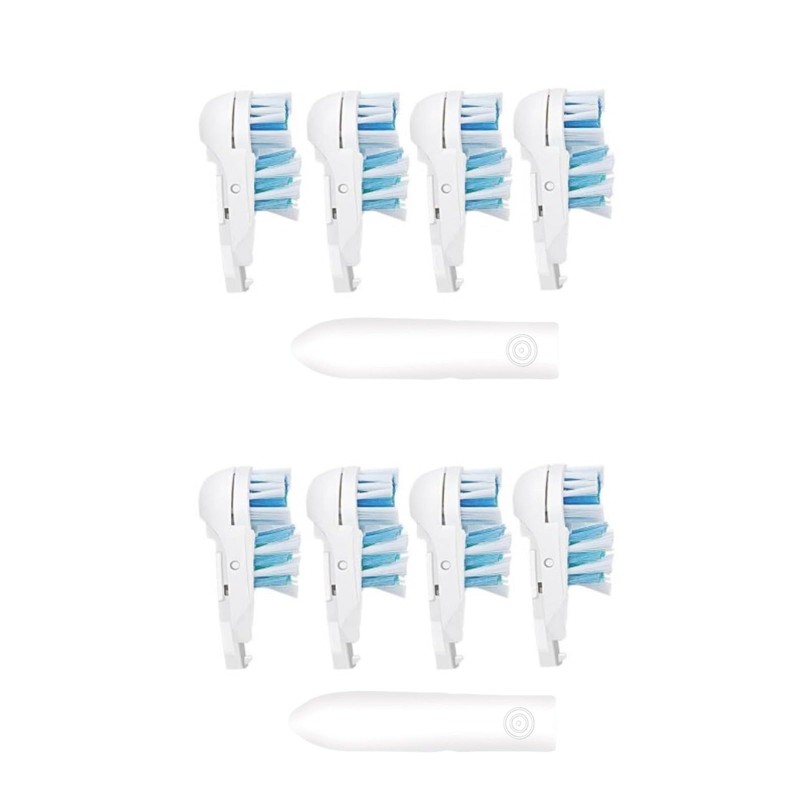 4/8/16 Pcs Electric Toothbrush Replacement Heads Sensitive Dual Clean Rotating