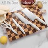 Kitchen Knife Set, WEISHEHUG 5-Piece Premium Sharp Knife Chef Block