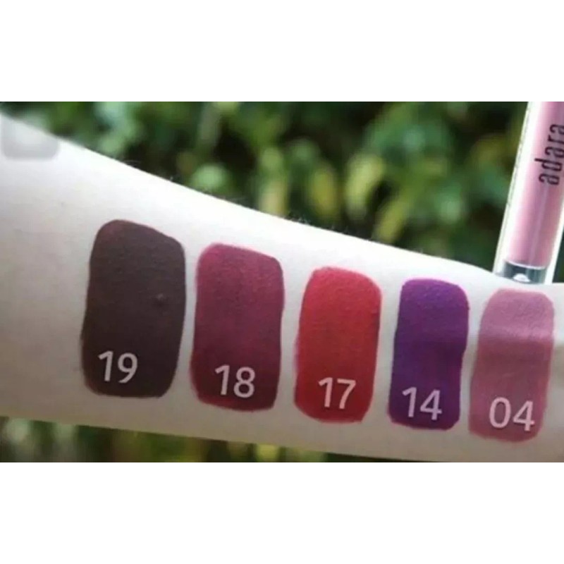Adara Paris Profesional 20 Labiales Matte Adara Larga Duracion/longlasting Liquid