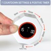 Cuteefun Cube Timer, Octagon Rotation Pomodoro Timer, 1/3/5/15/30/60/90 Minutes Countdown