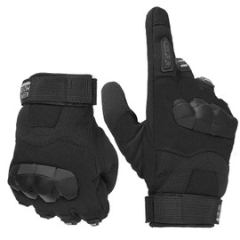 KEMIMOTO Outdoor Gloves Men's Tactical Gloves Touch Screen Breathable Full Finger Gloves for Work, Hiking, Hunting and Security