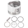 Raguso Motorcycle Piston Kit 15mm Pin Metal Alloy Piston Gasket