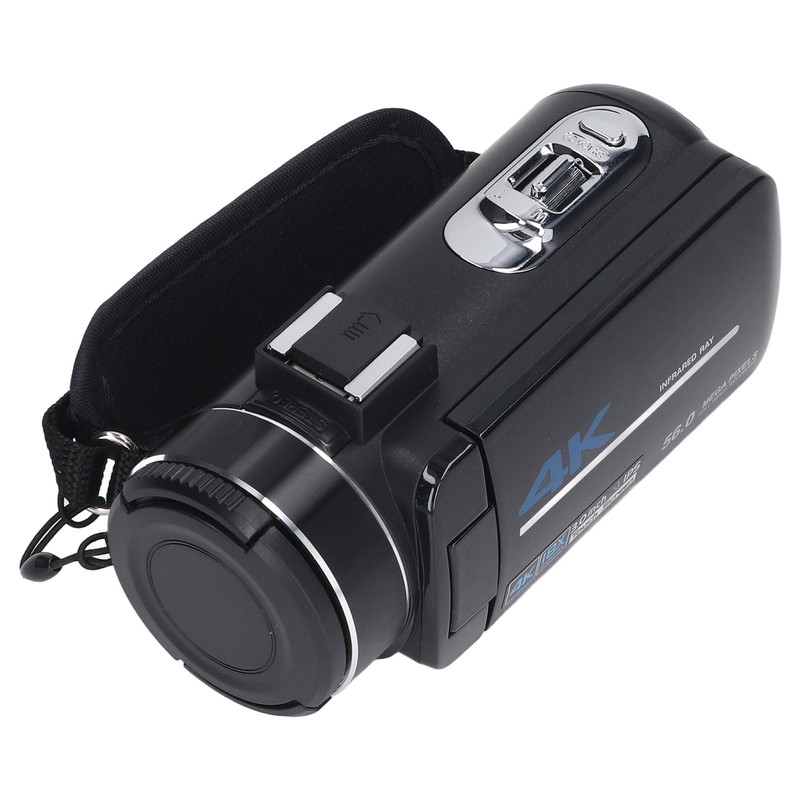 4K Video Camera Camcorder 18X Digital Zoom 56MP Video Recorder