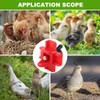 8 Pcs Chicken Water Nipples Automatic Poultry Waterer Non Leak