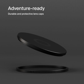 Urth 55mm Metal Lens Filter Caps — Durable Protective Cover for Camera Lens Filters with Precision Fit