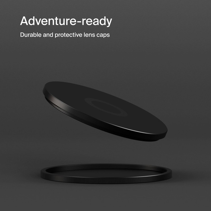 Urth 55mm Metal Lens Filter Caps — Durable Protective Cover