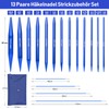Circular Knitting Needle Set Interchangeable, 13 Pairs, 3-10 mm, Professional