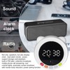 Multifunctional Bluetooth Alarm Clock Speaker Portable Digital Alarm Clock with