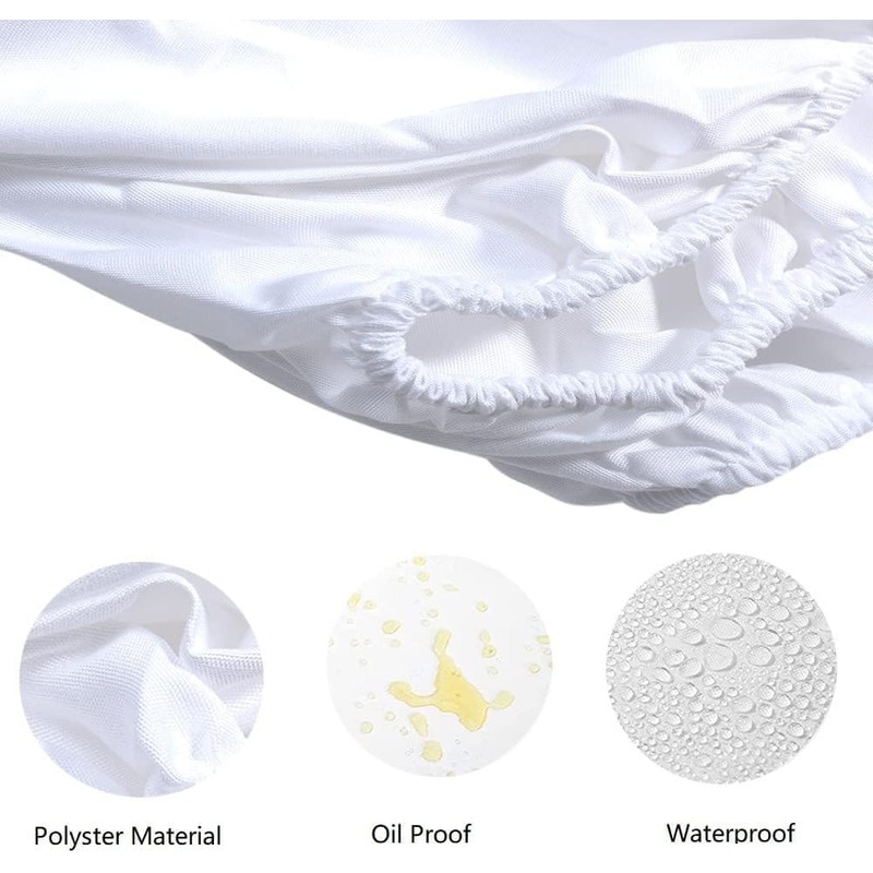 Yunzhou Massage Table Sheets, Massage Bed Cover with Face Hole,