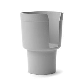 Gadjit Cup Keeper Adapter expands 2.5-3” Holds Most 18,20,21,24oz Hydro Flasks/12,18,20,30oz Yeti Tumbler/20&24oz Naglene Bottles, Coffee/Travel Mugs w/Bases UP to 3.25" Wide-Gray