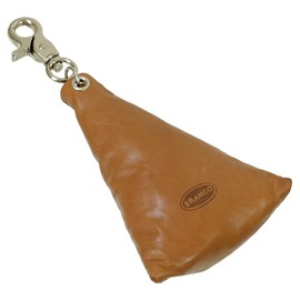 Branco Leather Key Case Mini Purse Key Case Key Holder Key Fob with Zip Pocket Mini Wallet Various Colours, natural