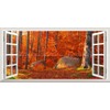 Picture Style Wallpaper Poster (Removable Sticker) - Window Scenery -