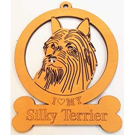 Silky Terrier Wood Ornament