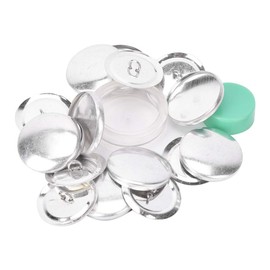 Watris Veiyi Cover Button Kit, Fabric Covered Button Kit, Flat Back Button Covers Kit, Buckle Making Tool for DIY Handmade Crafts(30mm)
