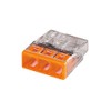 Wago - Pack of 100 Automatic 3 Conductor Compact Connecting
