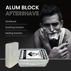 Pacific Pelican Barber’s Choice Alum Block – Natural Razor Burn Relief Care