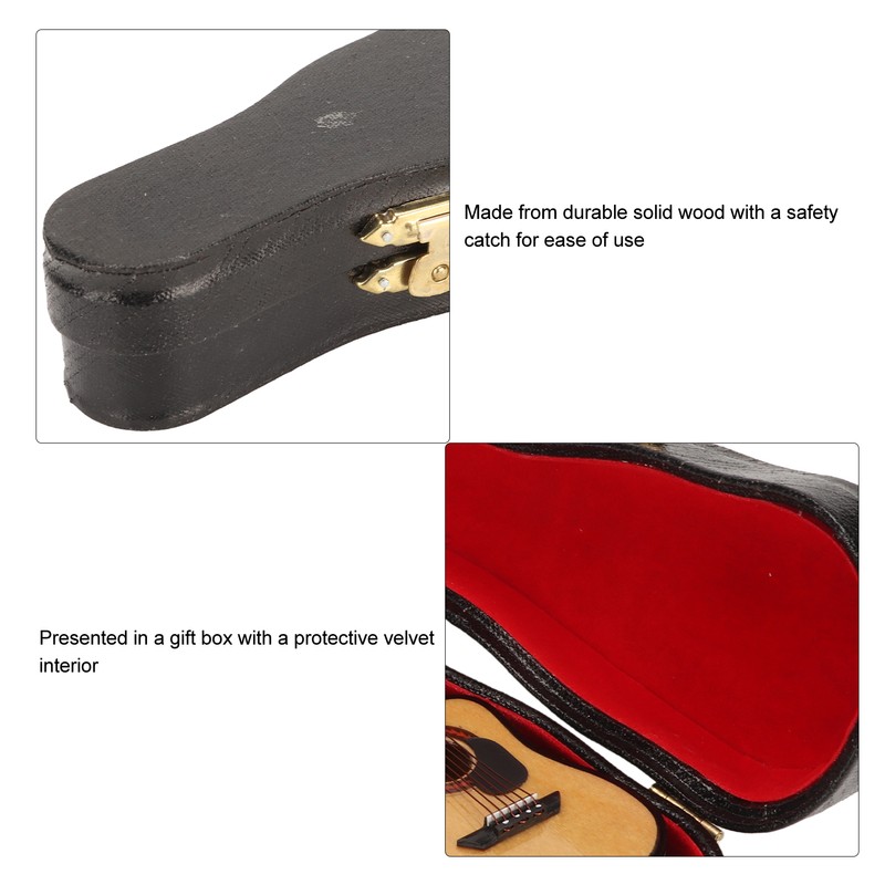 Musical Instrument Lapel Pin Guitar Shaped Miniature Instrument Lapel Brooch