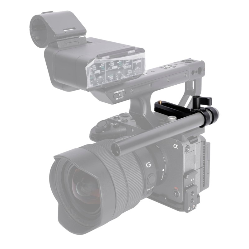 NICEYRIG 15mm Single Rod Holder to Quick Release NATO Rail,