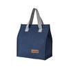 Lunch Bag for Women/Men,Waterproof Reusable Portable Lunch Tote. (Navy Blue)