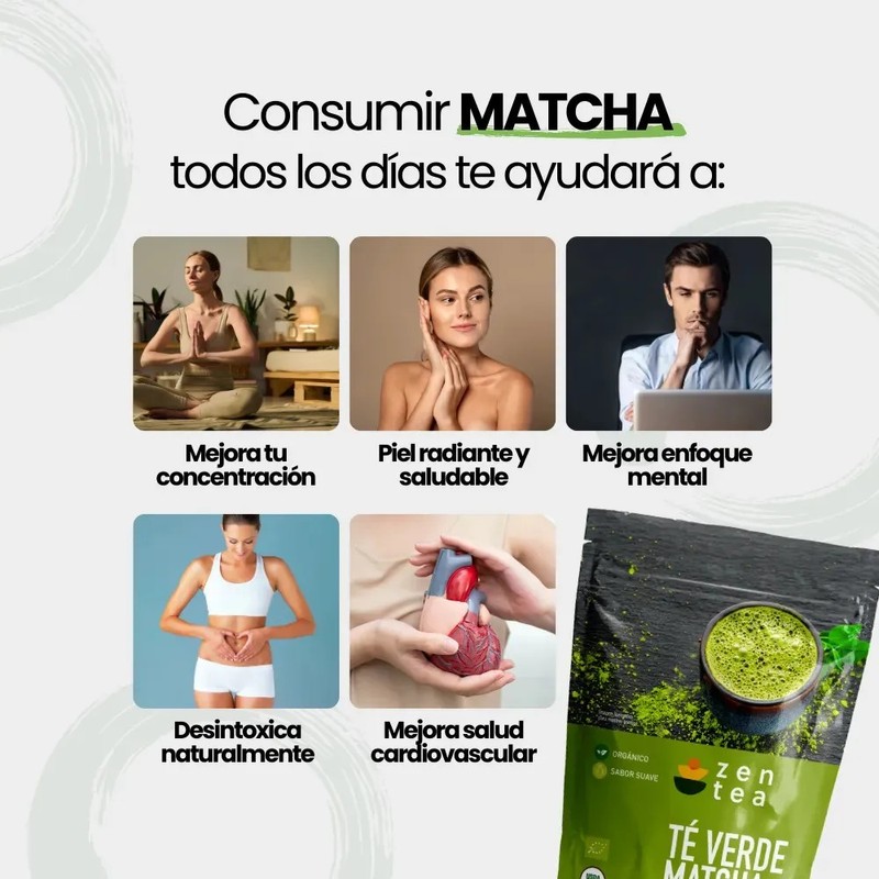 Té Matcha Grado Premium Japonés Orgánico Zen Tea 200g