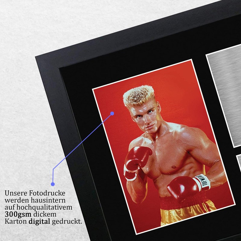 HWC Trading A4 FR Dolph Lundgren Rocky 4 IV Ivan