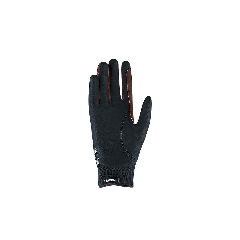 Roeckl Sports Reithandschuh Malta Winter, Turnier Winter Handschuh, Schwarz/Mokka 6