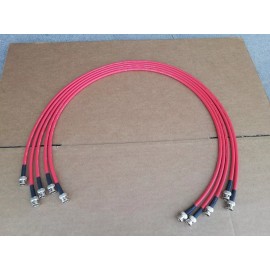 Canare 5 pack CANARE LV-61S HD-SDI Digital Video Cable 75 ohm BNC Male 2 FT